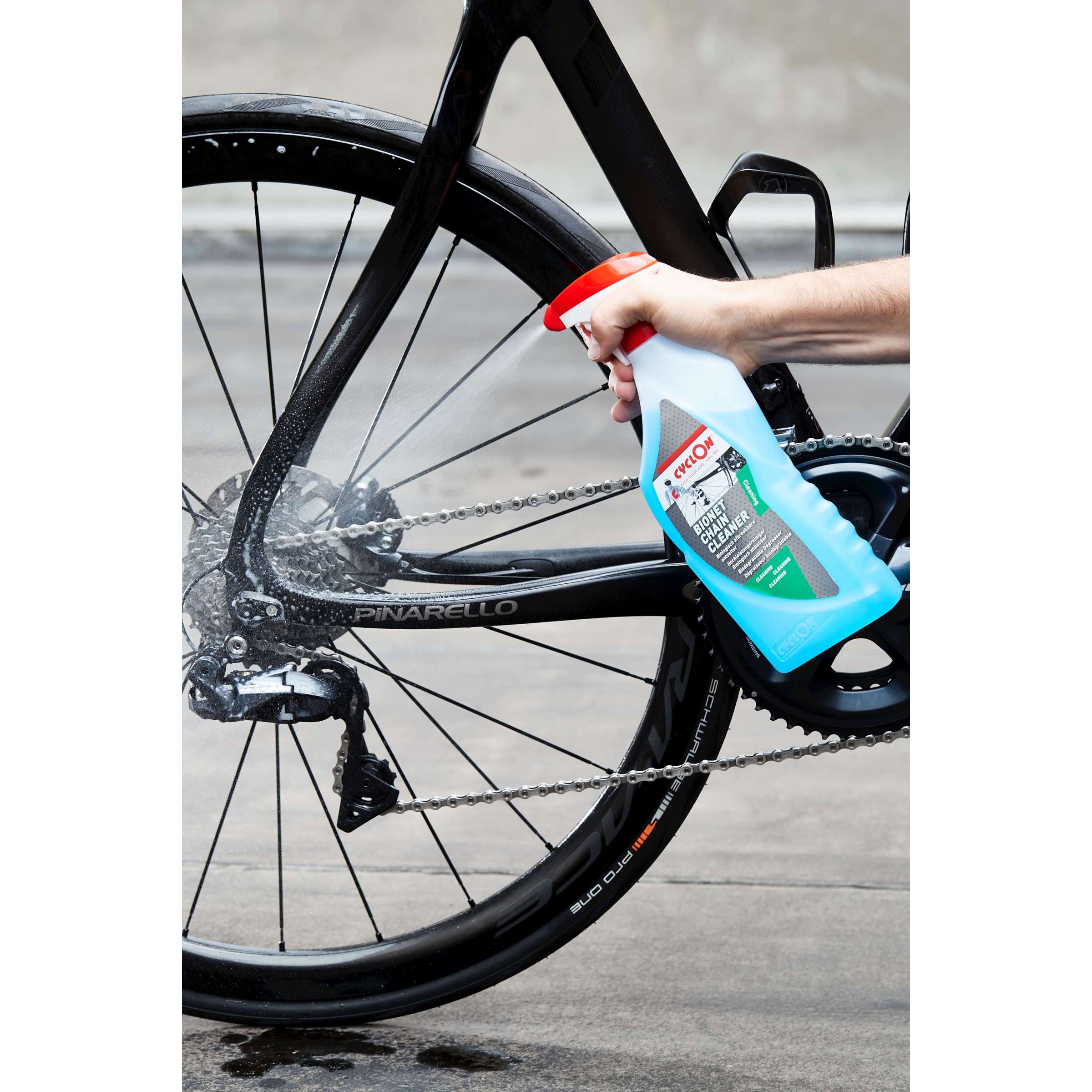 Cyclon bionet reiniger ketting ontvetter spray 750ml