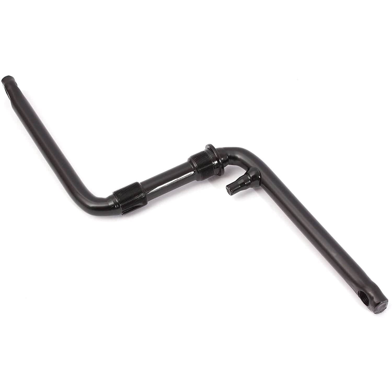 Bmx one-piece crank 175mm zwart