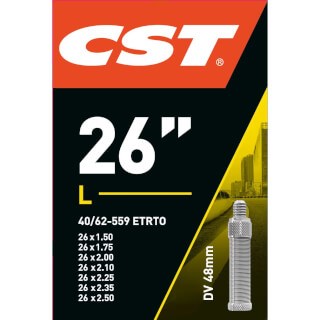 CST Binnenband 26 x 1,75-1,90-2,30 (40 62-559) 48 mm DV