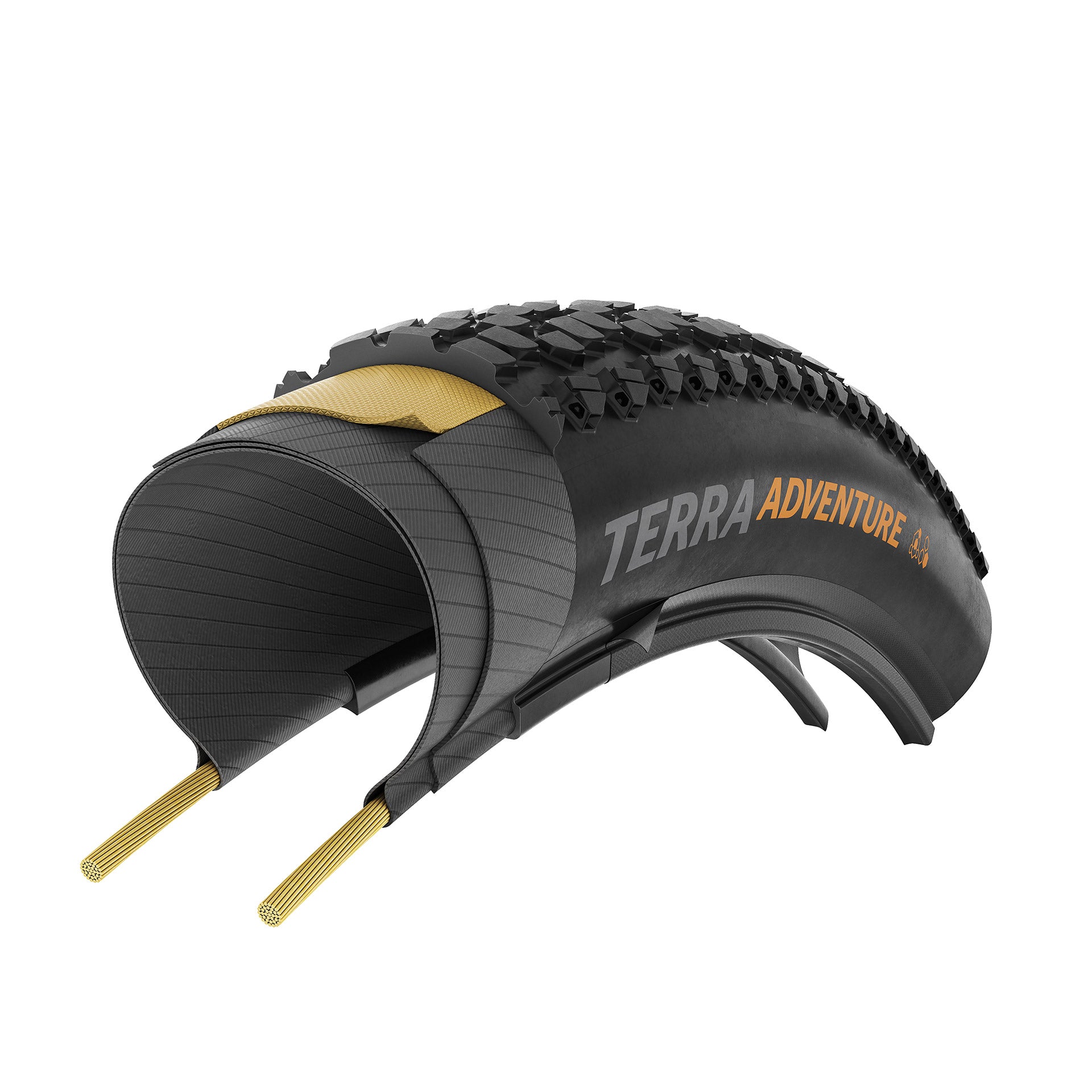 Continental vouwband terra Adventure 50-622 tr zwart