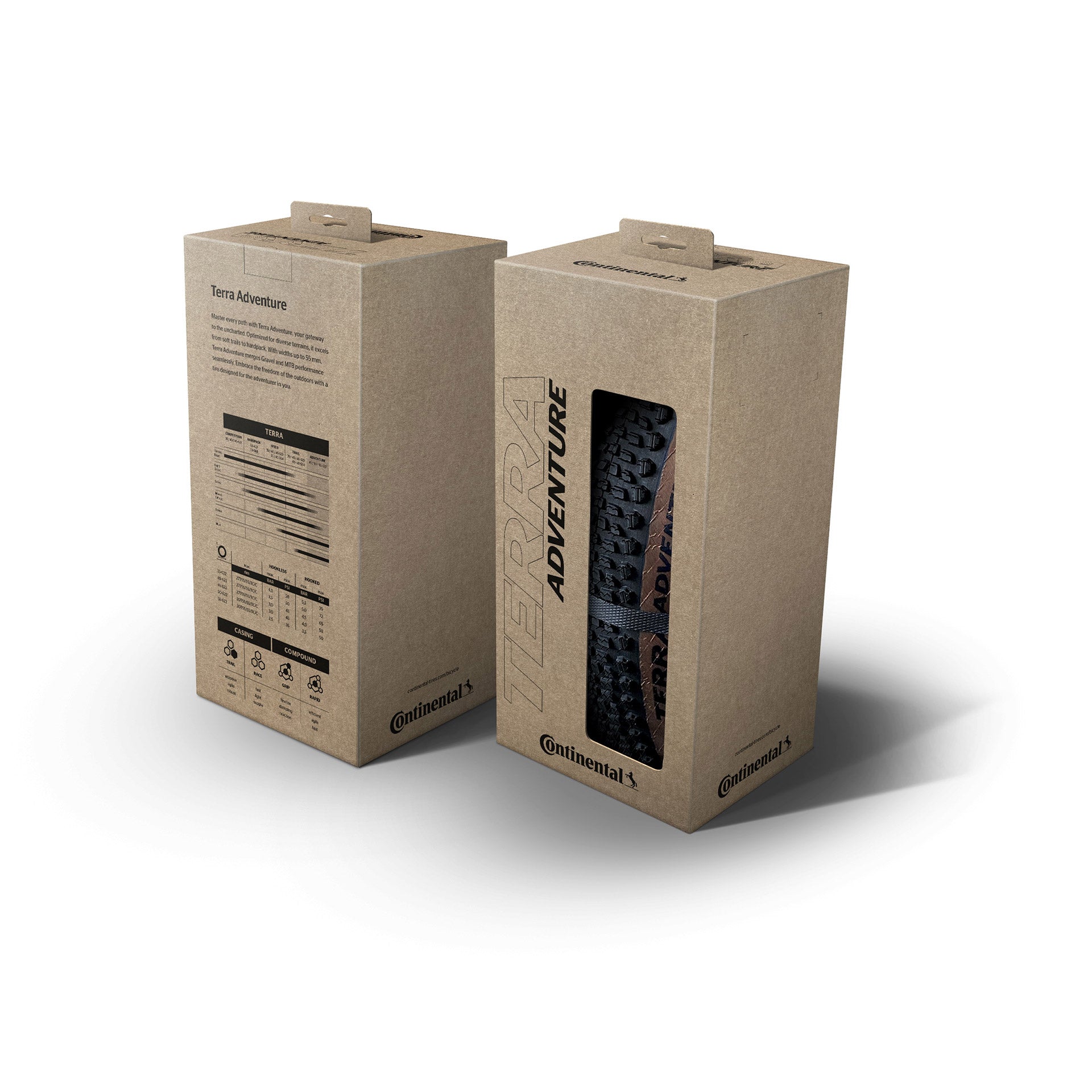 Continental vouwband terra Adventure 55-622 tr zwart tr