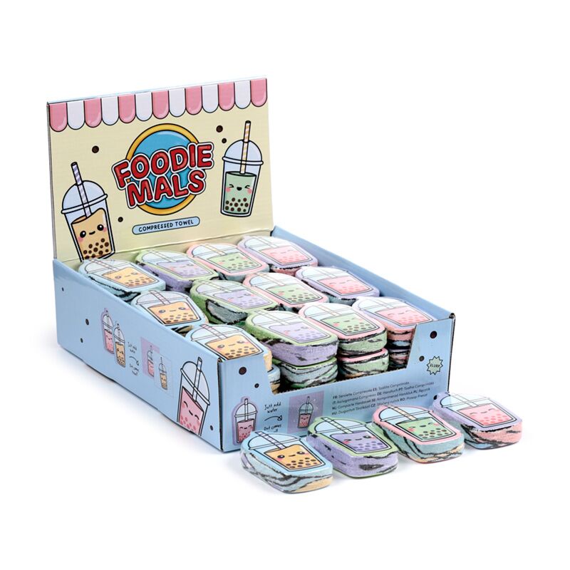 Foodiemals bubble tea compacte reishanddoek