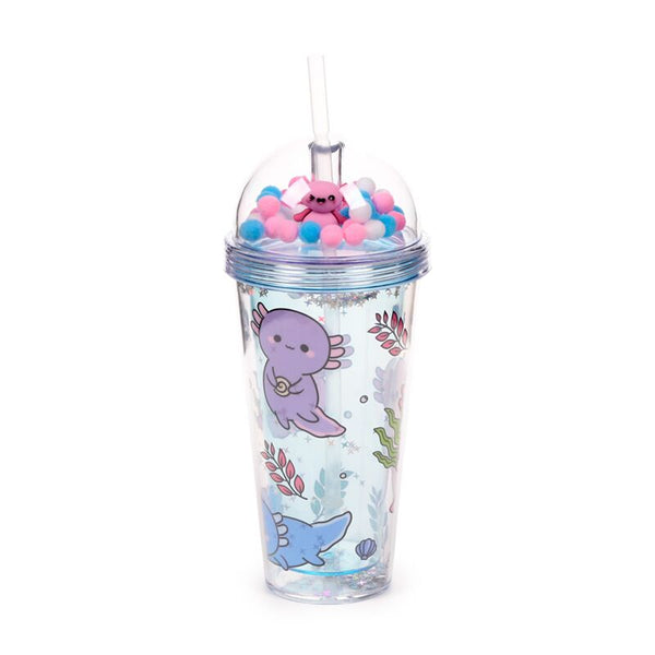 Adoramals maddie de axolotl dubbelwandige beker