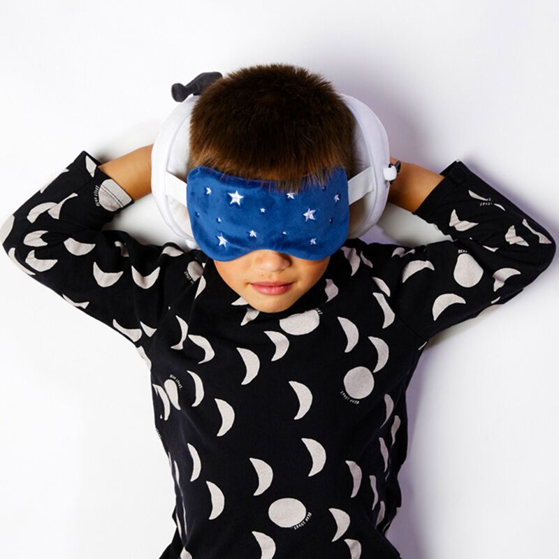 Ty relaxeazzz ruimtevaart rond pluche reiskussen slaapmasker