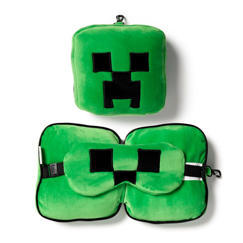 Union relaxeazzz minecraft creeper rond reiskussen slaapmasker