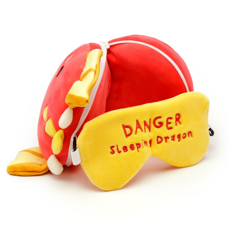Ty relaxeazzz adoramagics draak rond reiskussen slaapmasker