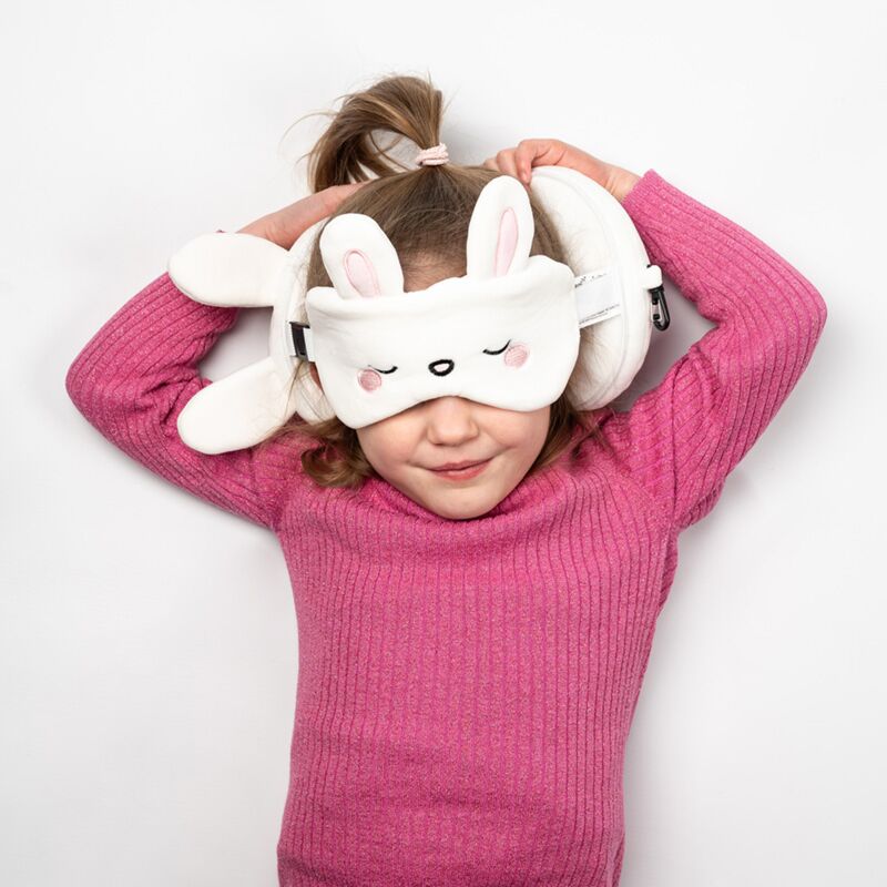 Ty relaxeazzz adoramals frances het konijn rond reiskussen slaapmasker