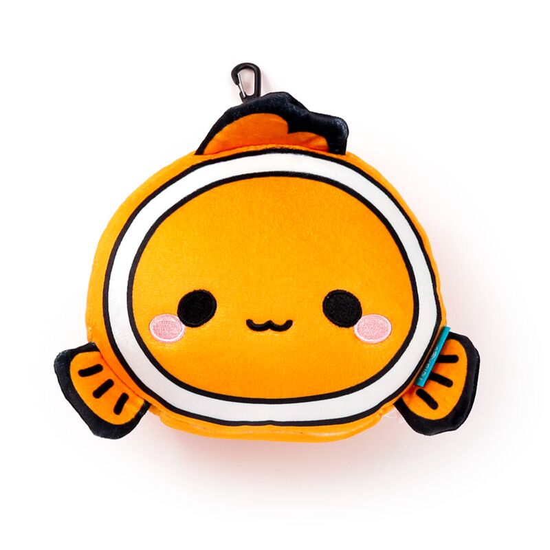 Ty relaxeazzz adoramals finley de clownsvis rond reiskussen slaapmasker