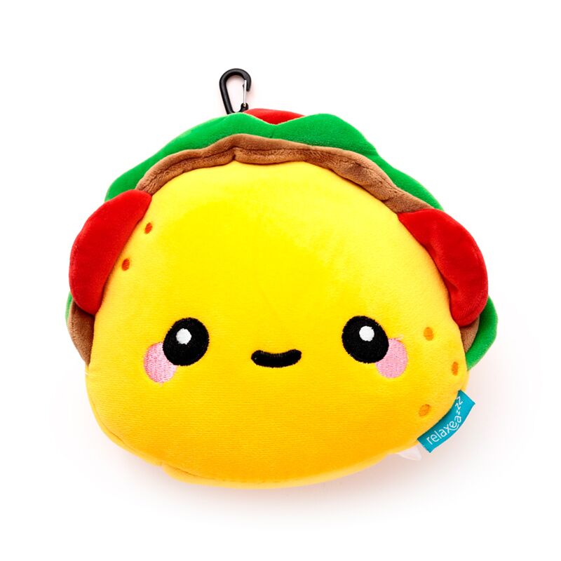 Ty relaxeazzz foodiemals frida de taco reiskussen slaapmasker
