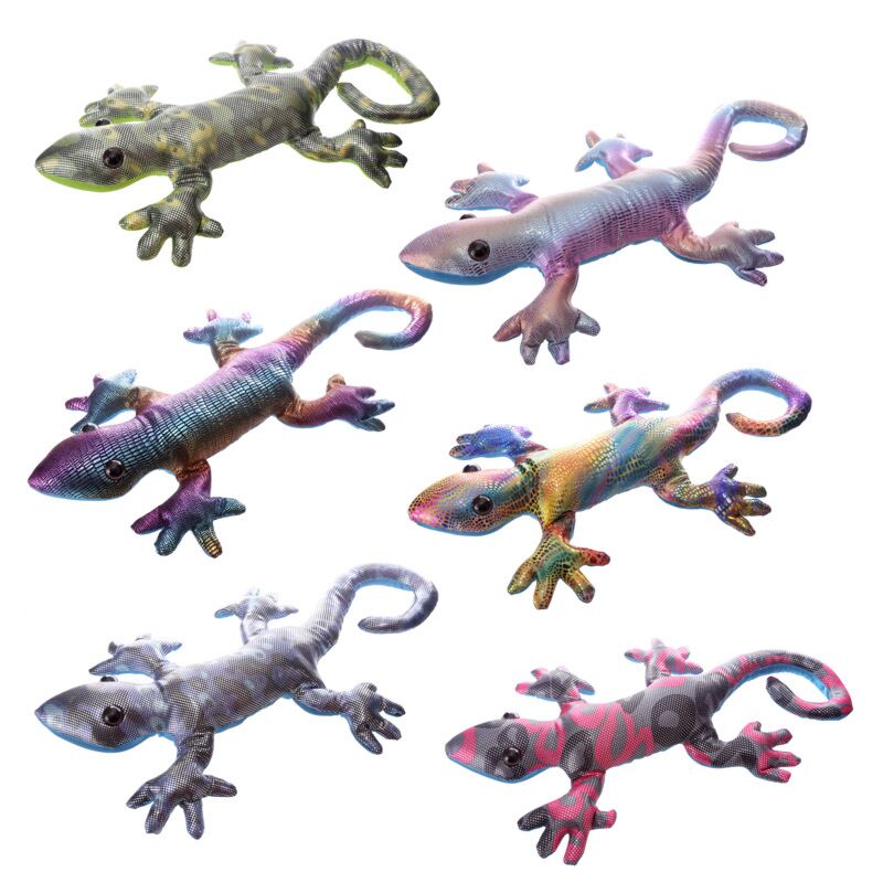 Gekko dierenknuffels zanddieren 45cm
