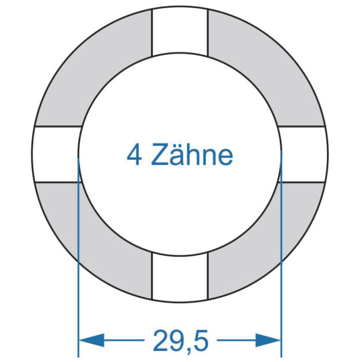 Cycplus cyclus gereedschap power.tool 2-zijdig t4 29.5 t4 19.0