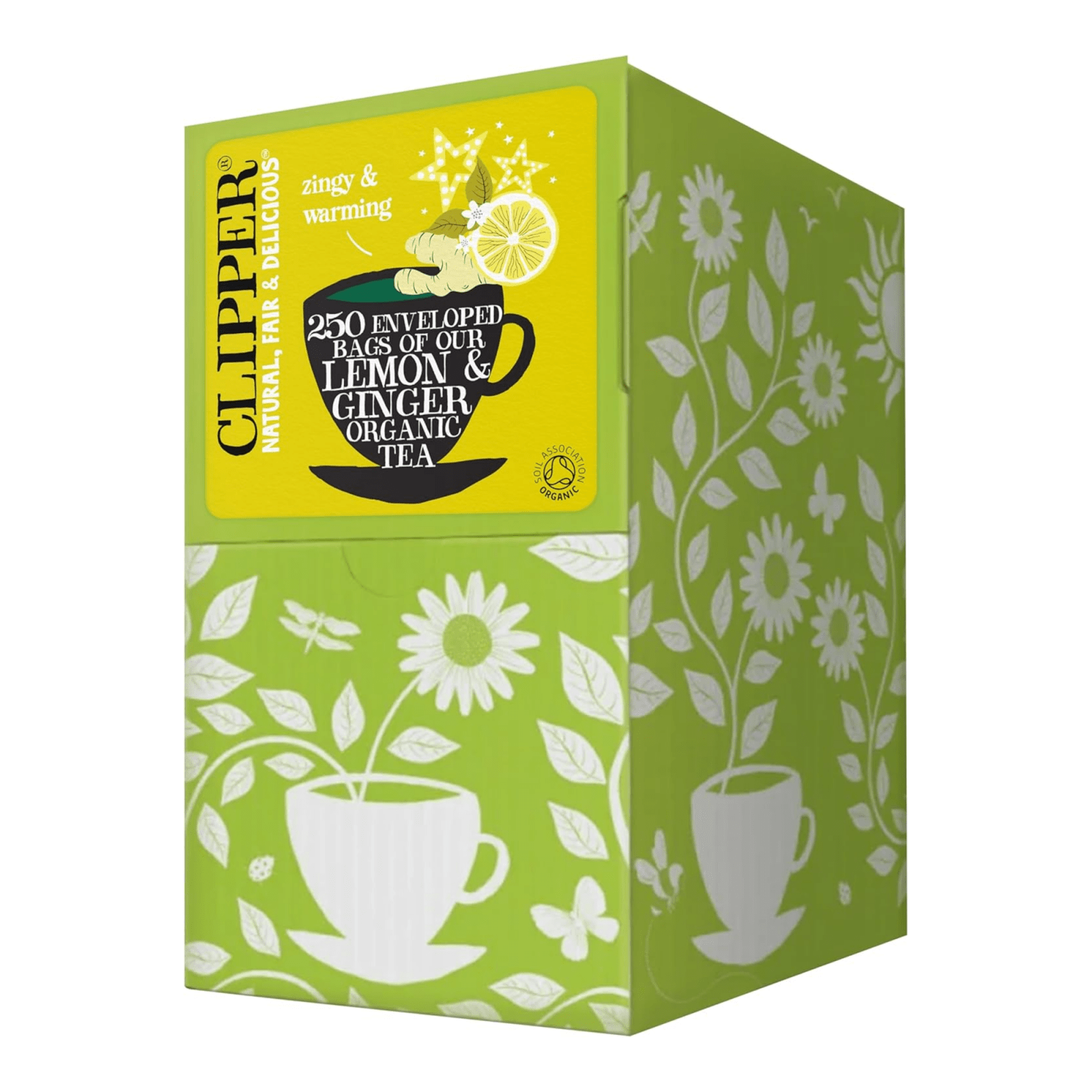Clipper thee clipper infusion lemon ginger bio (250 stuks)