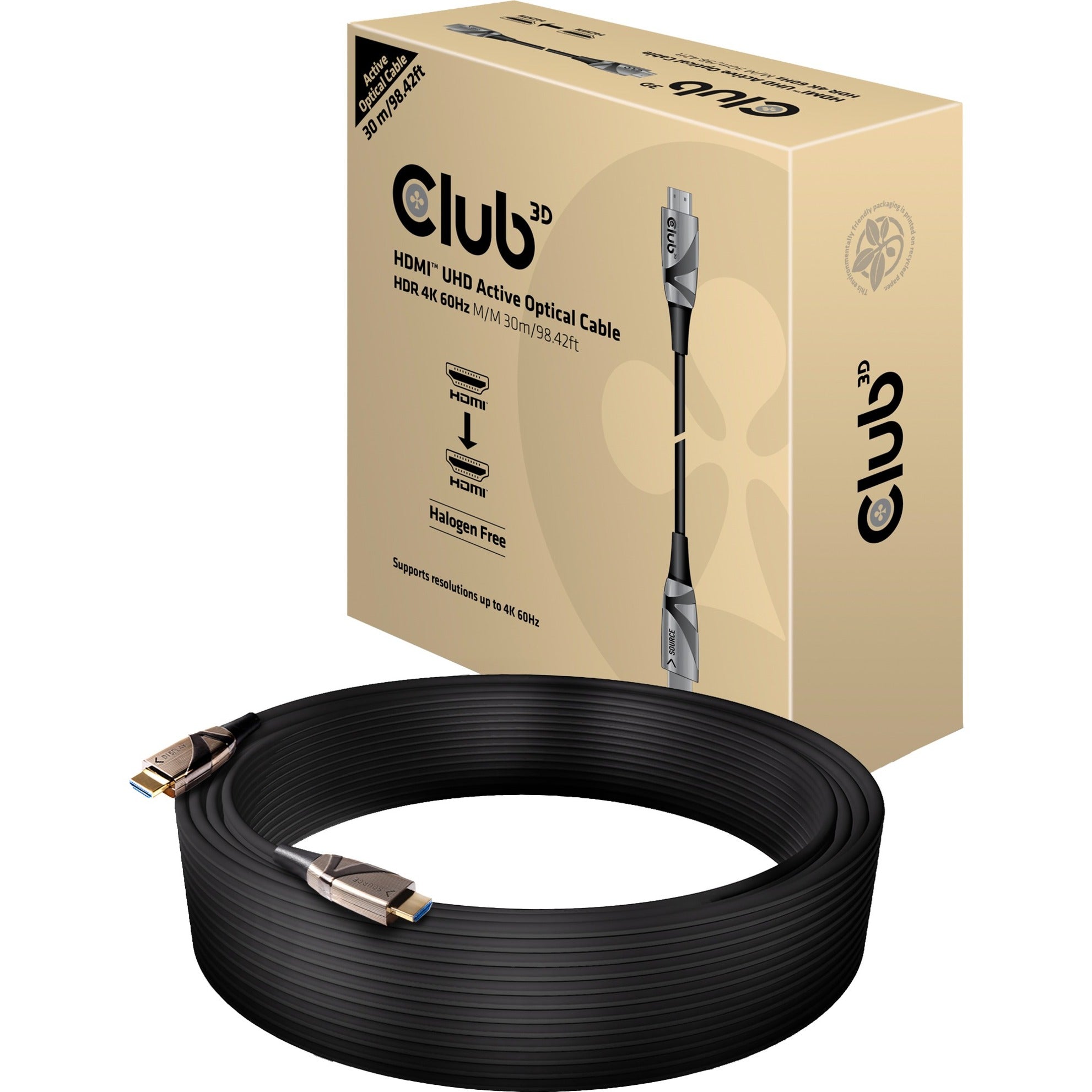 Club 3D Club 3D HDMI 2.0 UHD Actieve Optische HDR