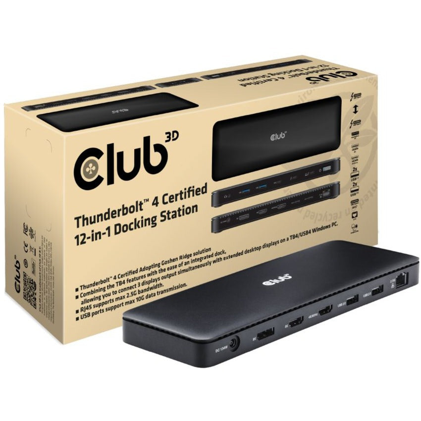 Club 3D Thunderbolt 4 12-in-1-dock