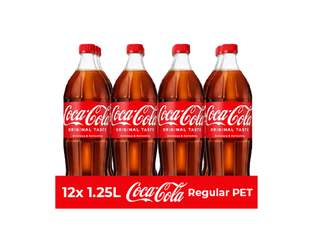 Coca-cola regular pet (12x 1.25 liter)