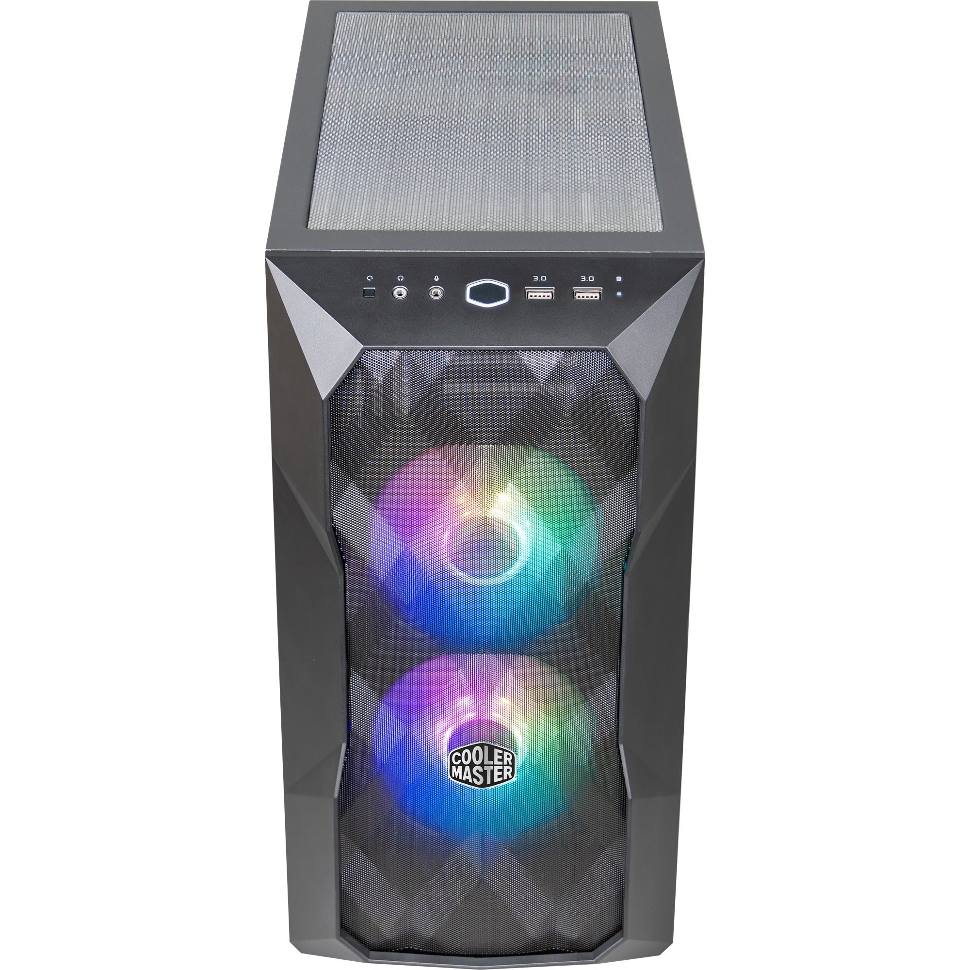 Cooler master cooler td300-kgnn-s00 td300 mesh, matx, midi-towe, argb, 3d mesh front, removable top, black
