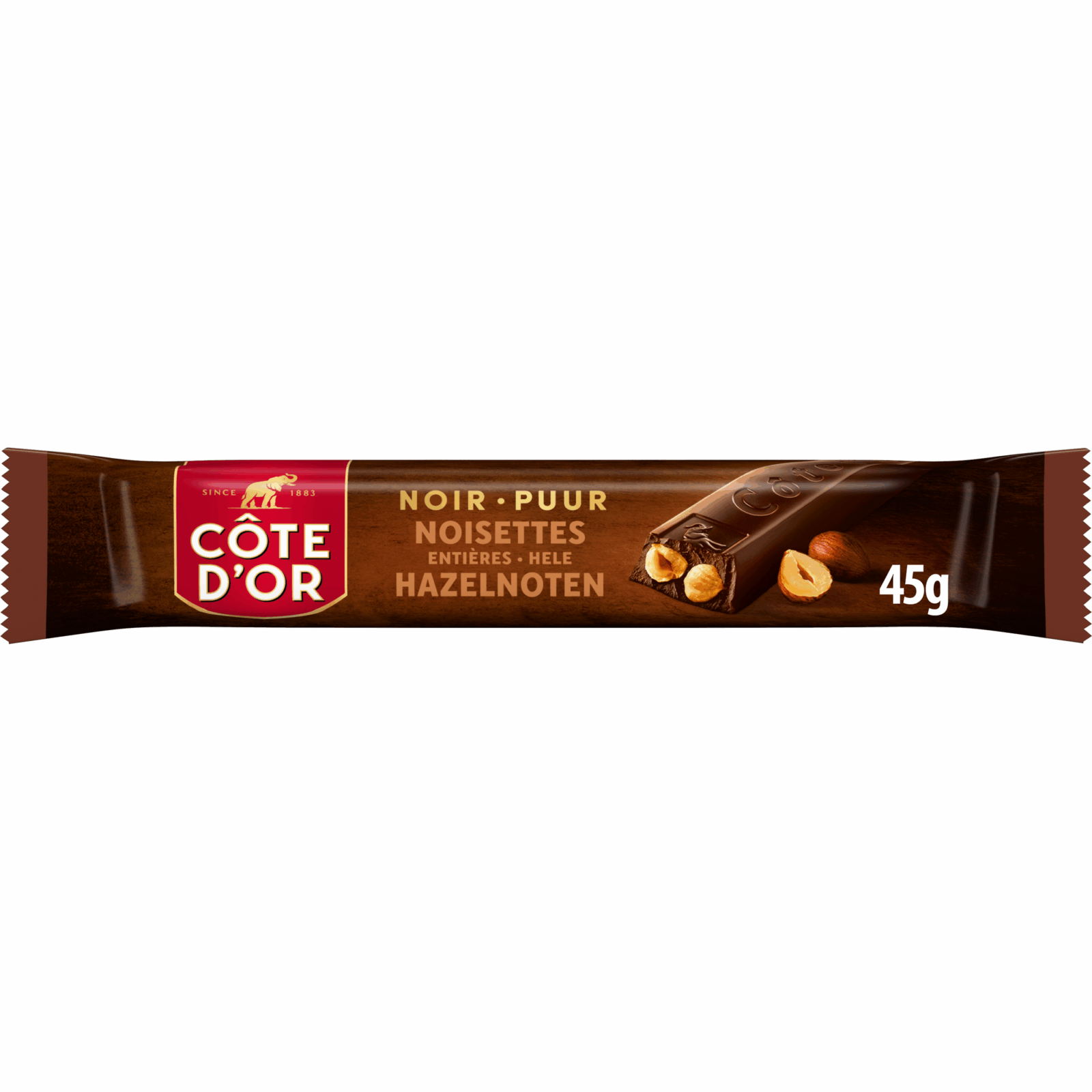 Cote d'or reep puur hazelnoten (32x 45gr)