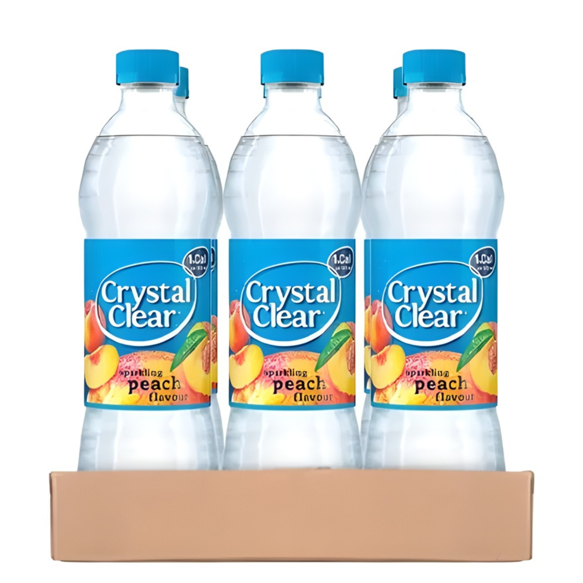 Crystal clear peach pet (6x 50cl)