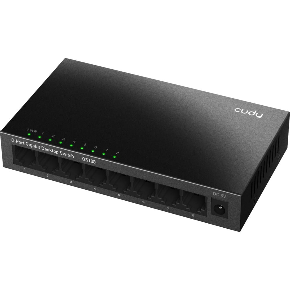 Cudy 8-poorts Gigabit Desktop Metal Switch