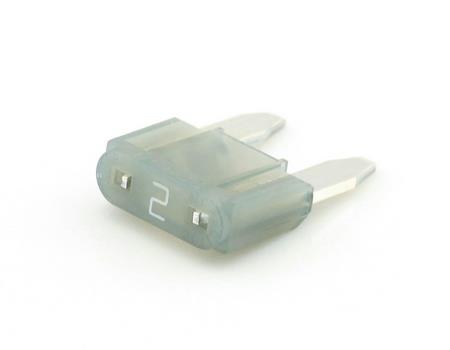 Tirex mini steekzekering 2a grijs (doosje 25)