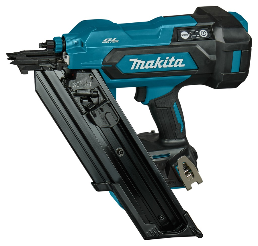 Makita dbn900zk 18v accu constructie tacker enkelshot + snelvuur | 50-90 mm - basic body in koffer - dbn900zk