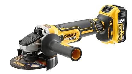 Dewalt dcg405p2 accu haakse slijper | 125 mm bl | 18 v 5.0 ah xr li-ion | +tstak