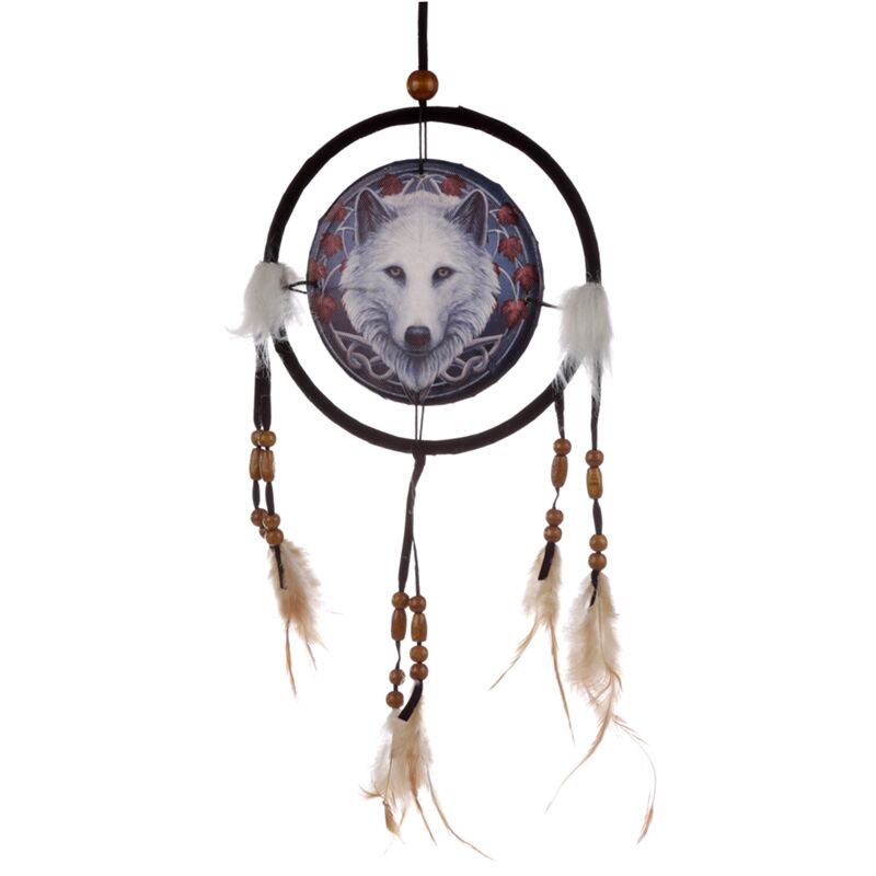 Lisa parkerer alliantie wolf wachter dromenvanger 16cm