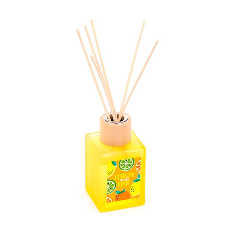 Zomerfruit citroen limoen 100ml geurstokjes