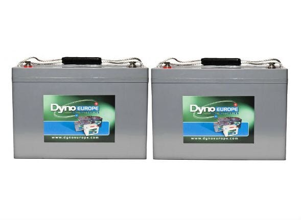 Dyno gel accu 12v 87ah vervangingsset (excl. kabels)