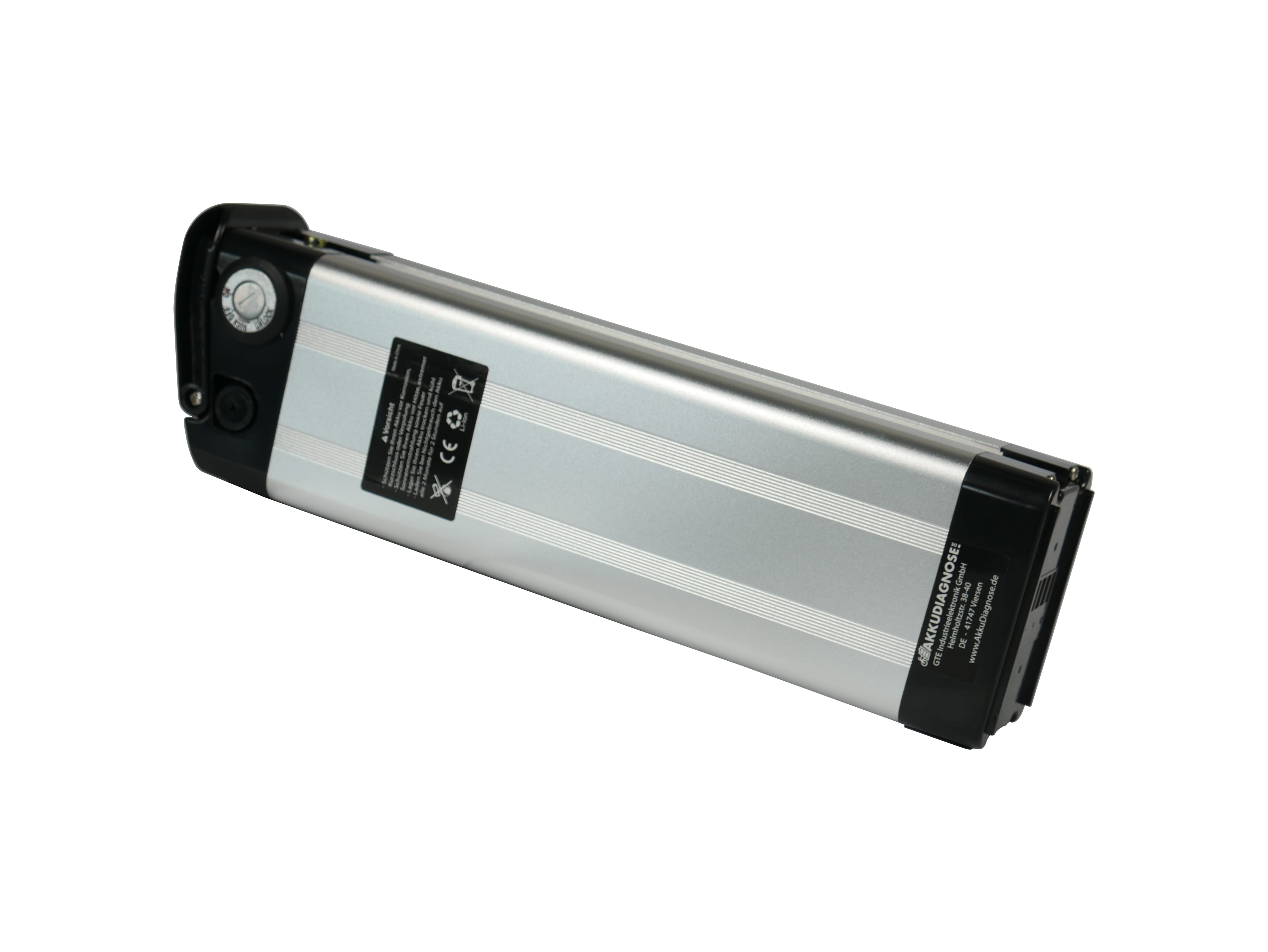 Phylion compatibele fietsaccu 36 37v 14.5ah silverfish (zilver)