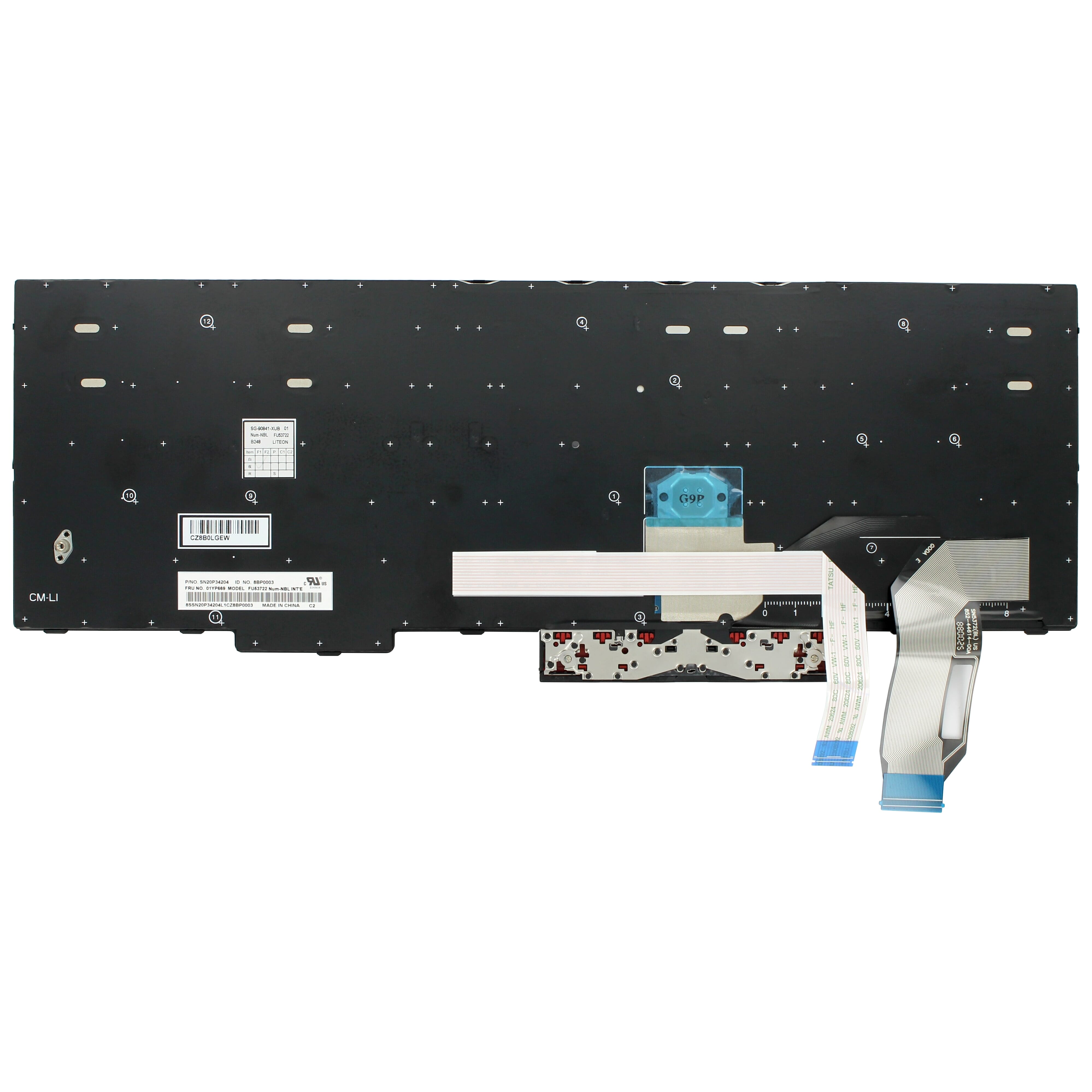 Lenovo laptop toetsenbord qwerty ons