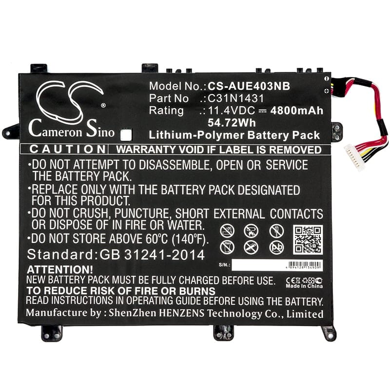 Vervangende laptopaccu 4800mAh
