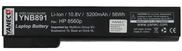 Yanec laptop accu 5200mah