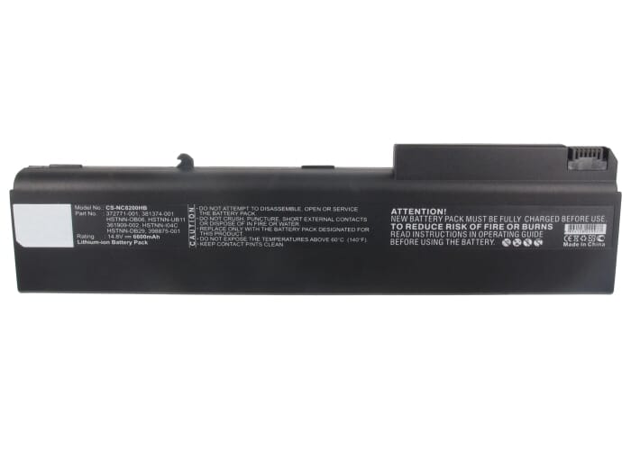 Hp laptop accu uitgebreid 14.4v 6600mah