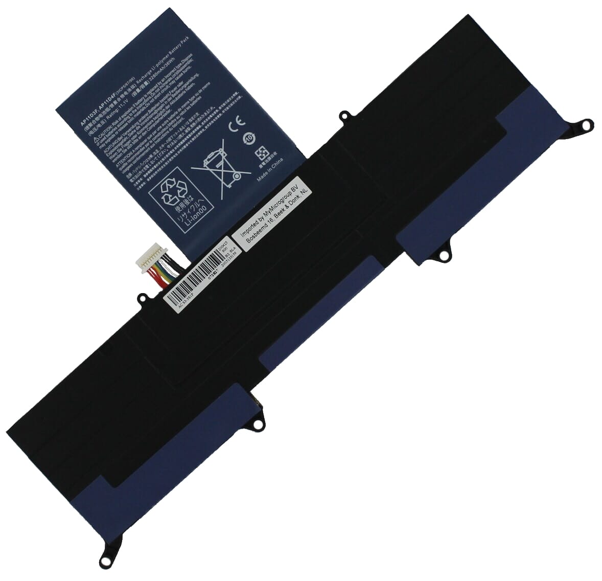 Vervangende laptopaccu 3000mAh