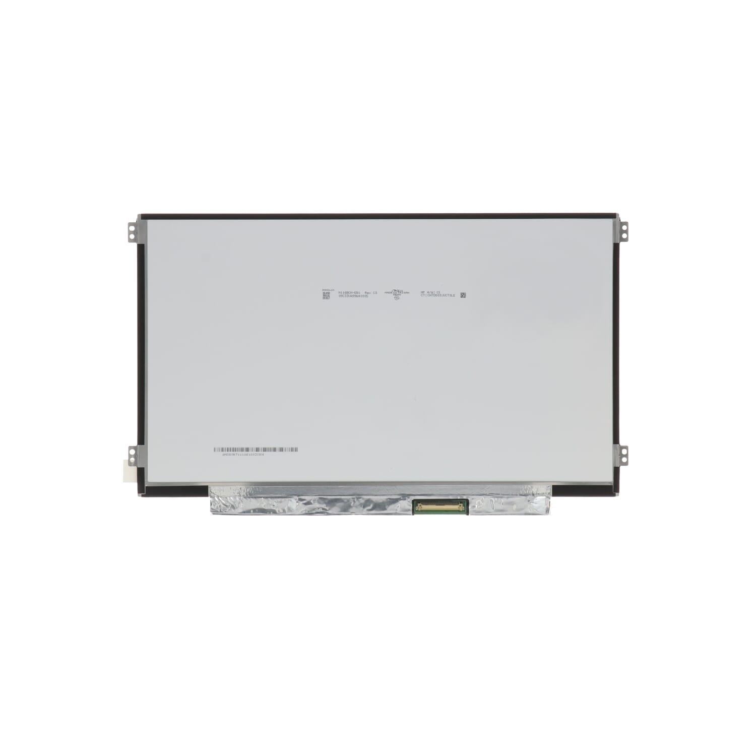 Oem 11,6 inch lcd-scherm 1366x768 glans 40pin edp 25mm, touch