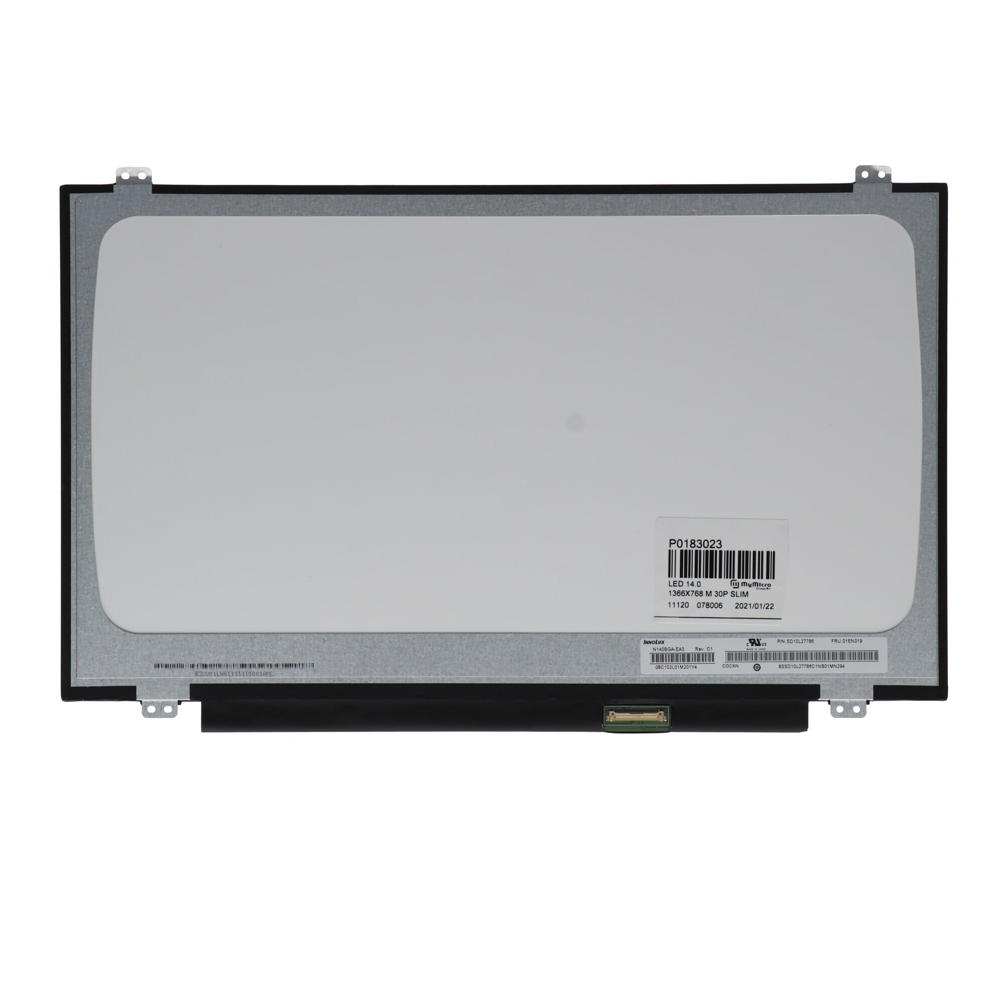 Oem 14,0 inch lcd-scherm 1366x768 glans 30pin edp