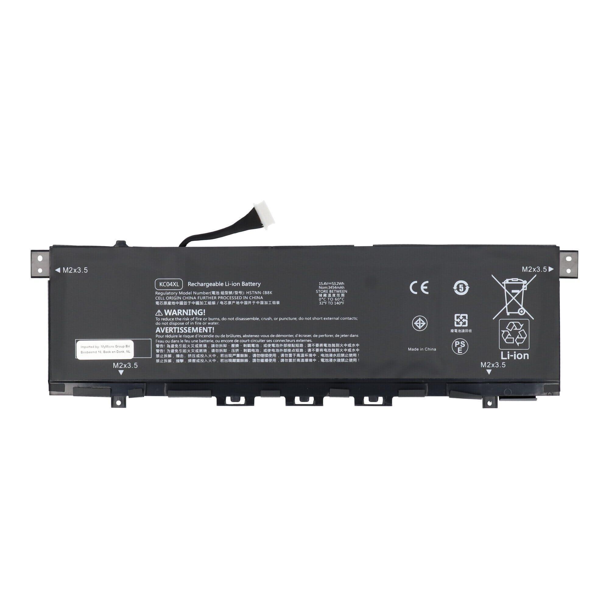Vervangende onderdelen laptop accu 3400 mAh