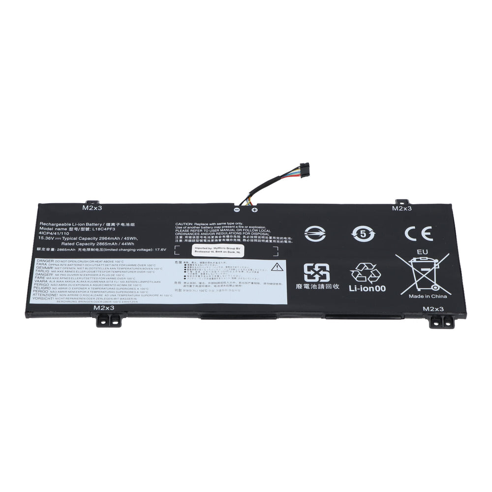 Vervangende laptopaccu 2850 mAh