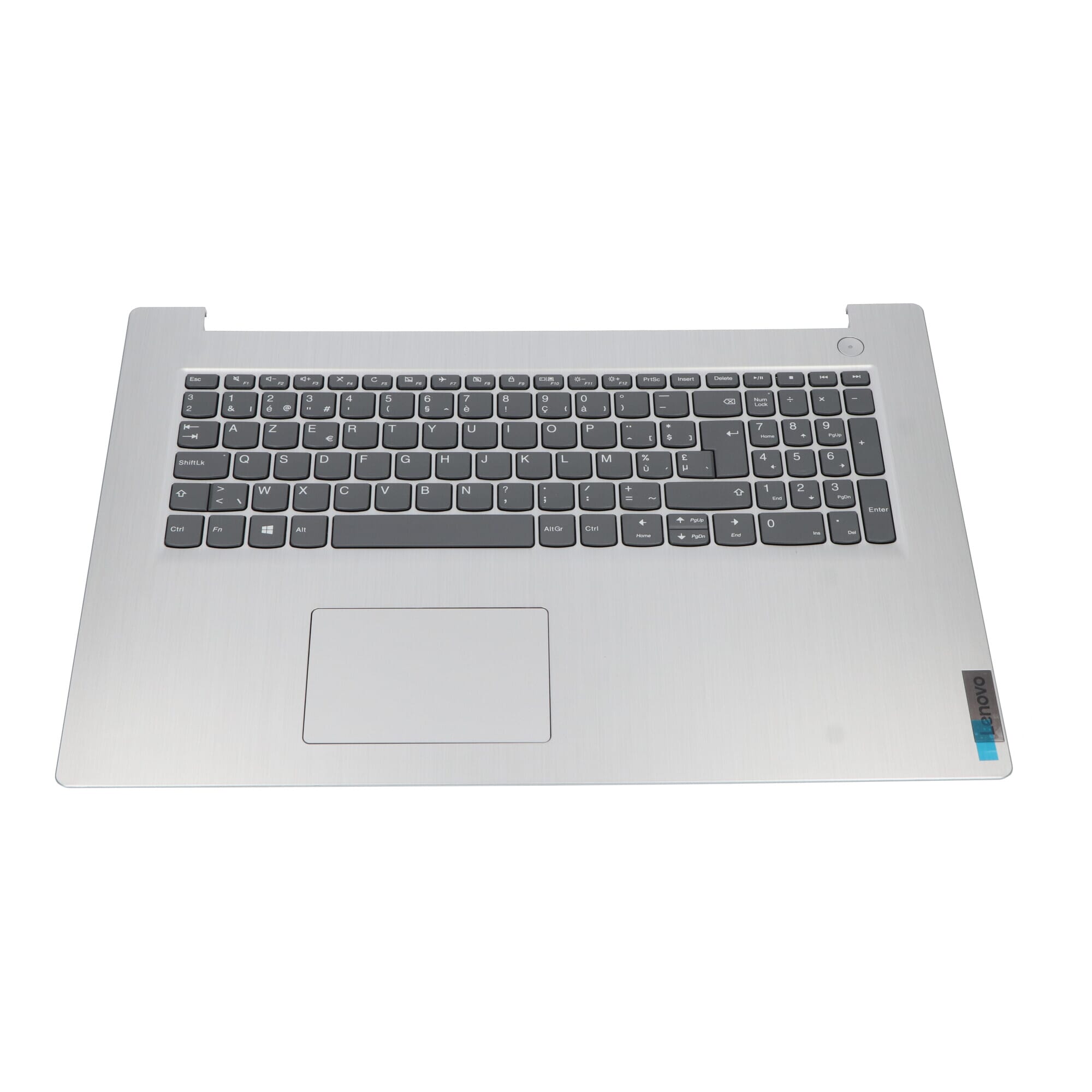 Lenovo laptop toetsenbord azerty be + bovenklep - grijs