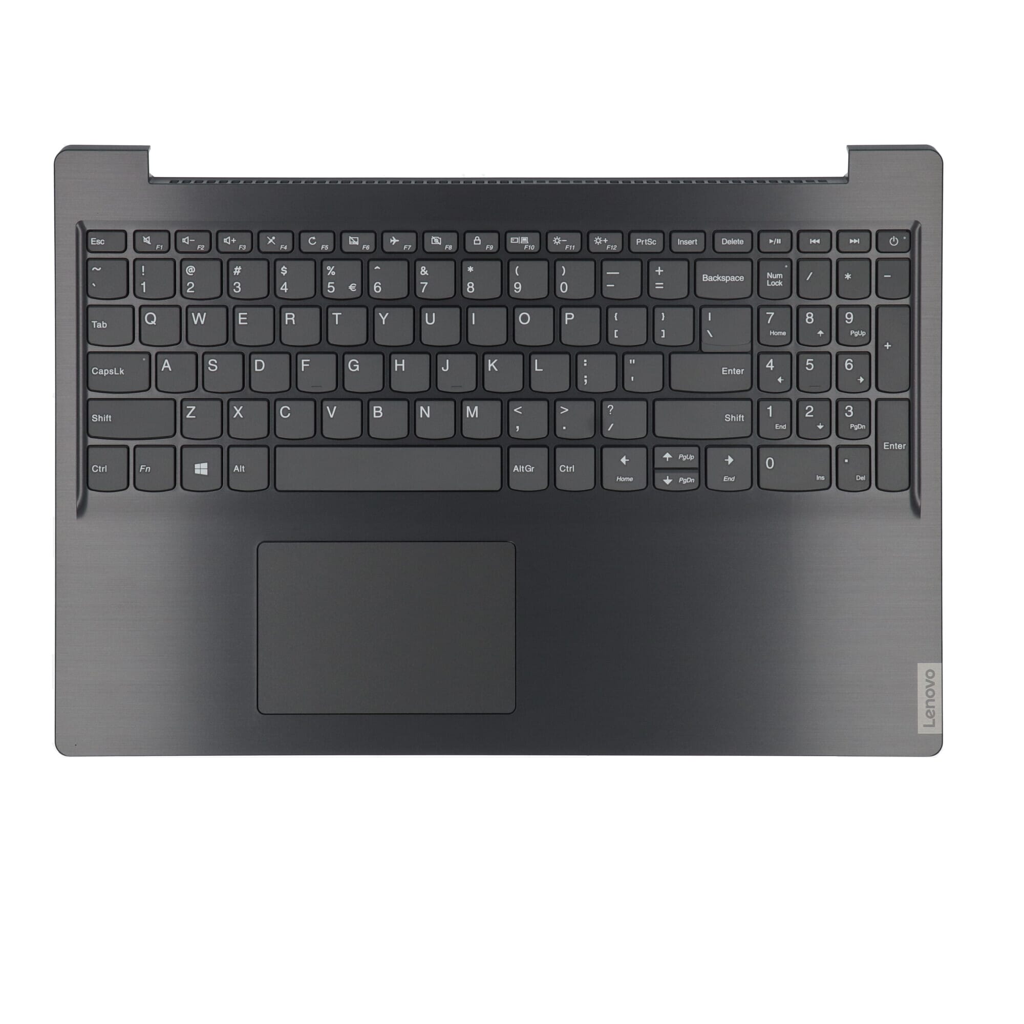 Lenovo laptop toetsenbord qwerty us + bovenklep - zwart