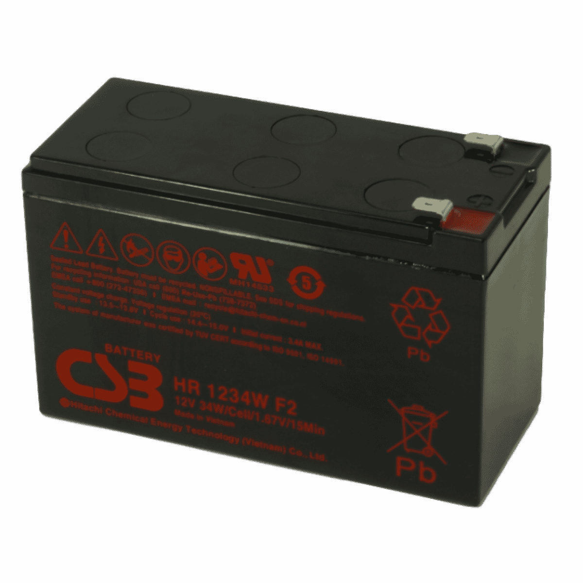 Csb ups batterij vervangingsset rbc17
