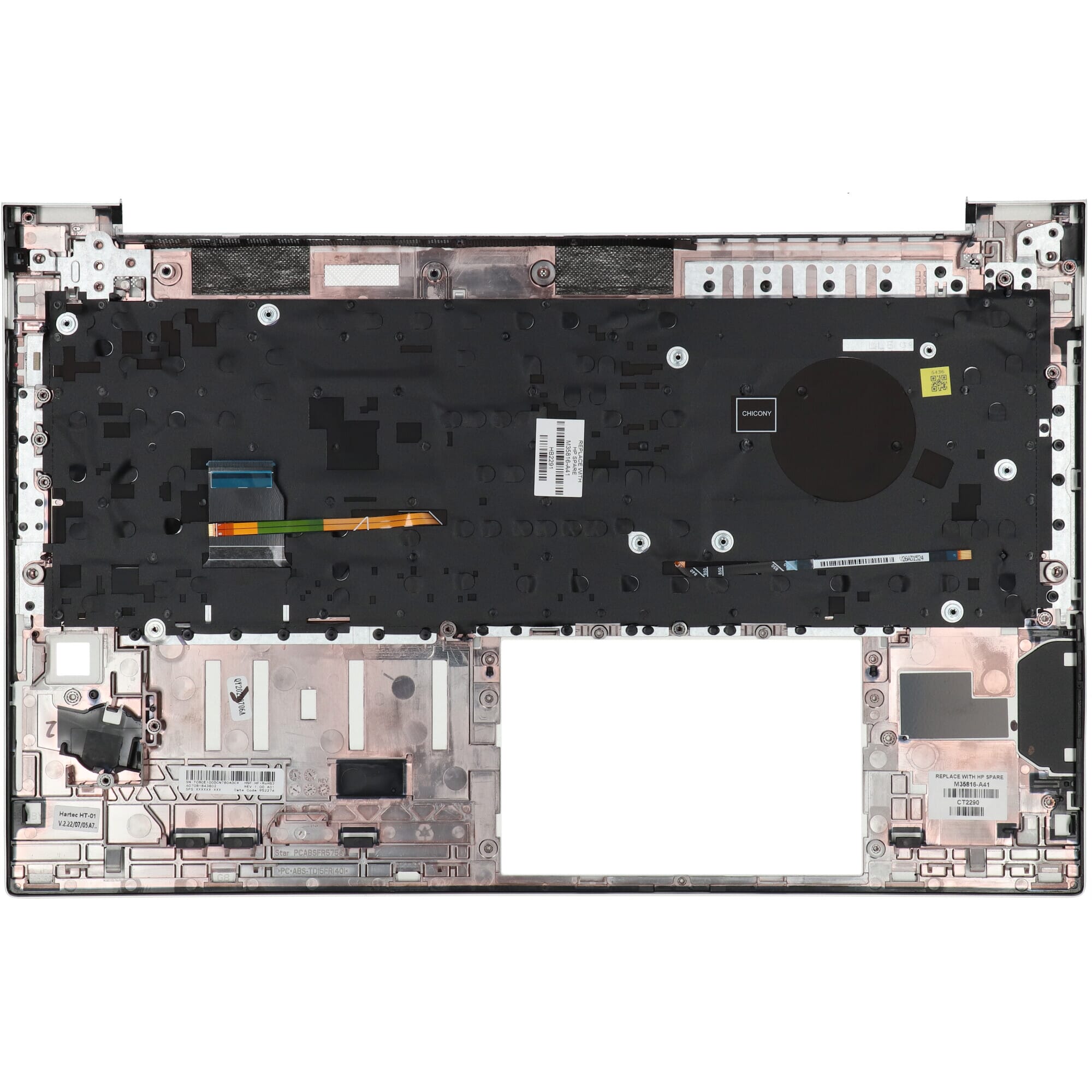 Hp laptop toetsenbord azerty be + bovenklep, verlicht
