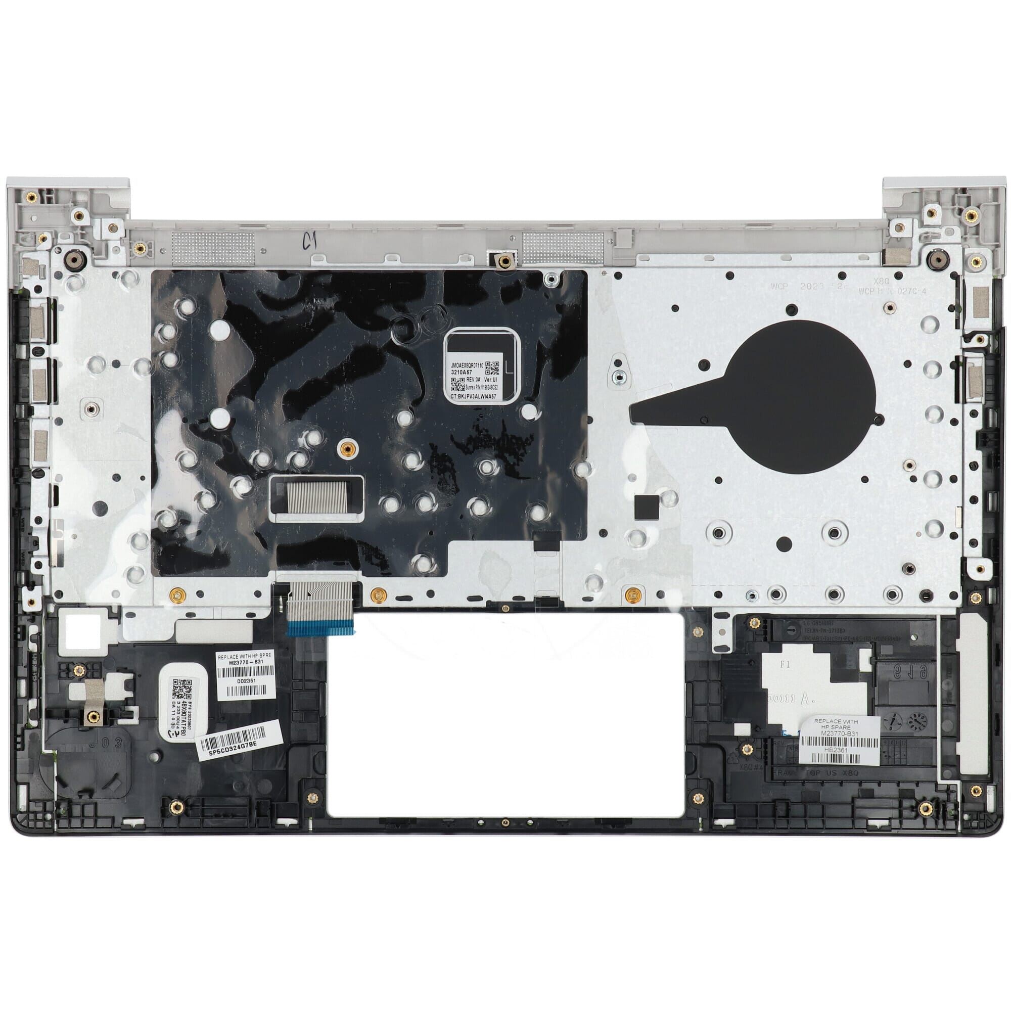 HP Laptop Toetsenbord Qwerty US + Bovenklep