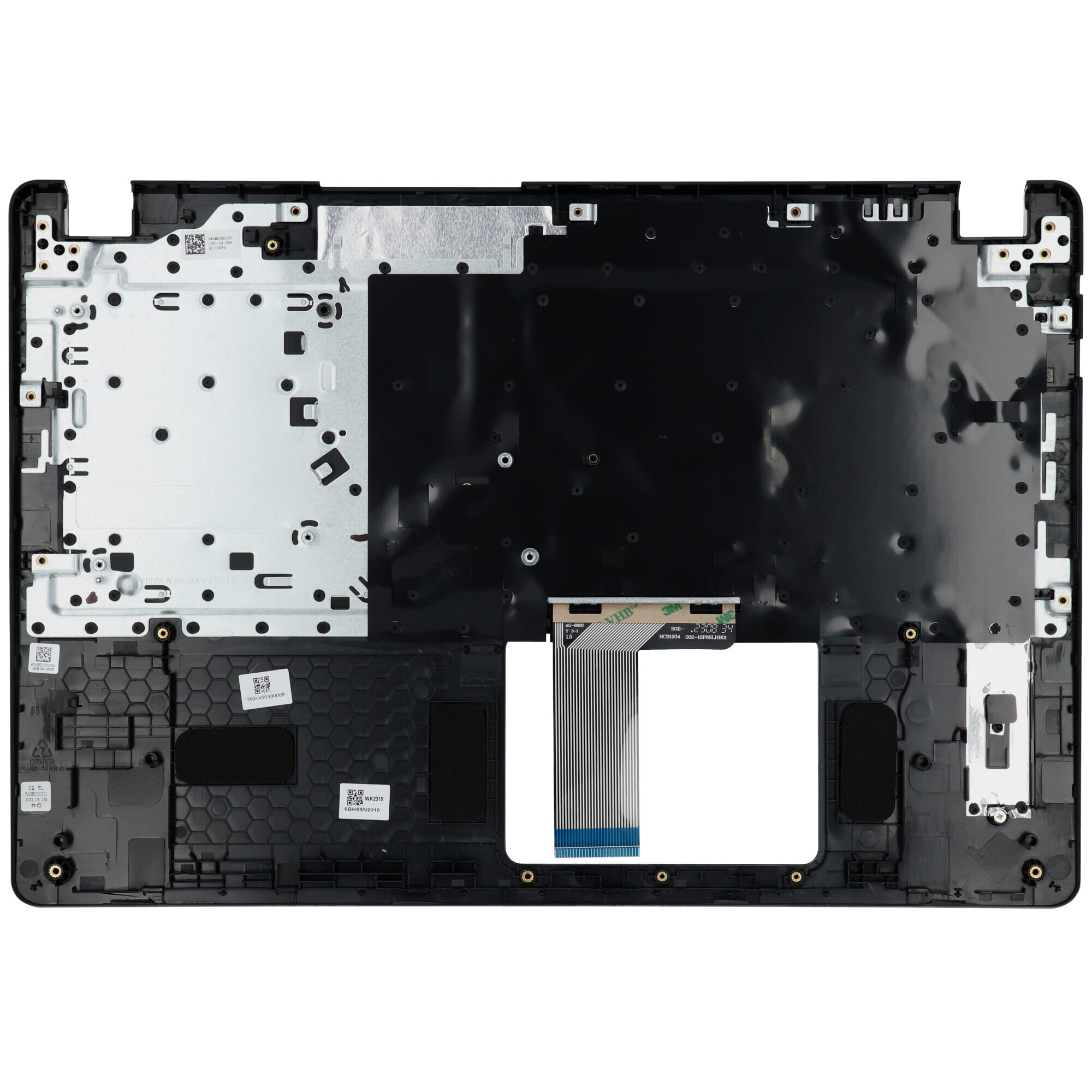 Acer laptop toetsenbord azerty be + bovenklep - zwart