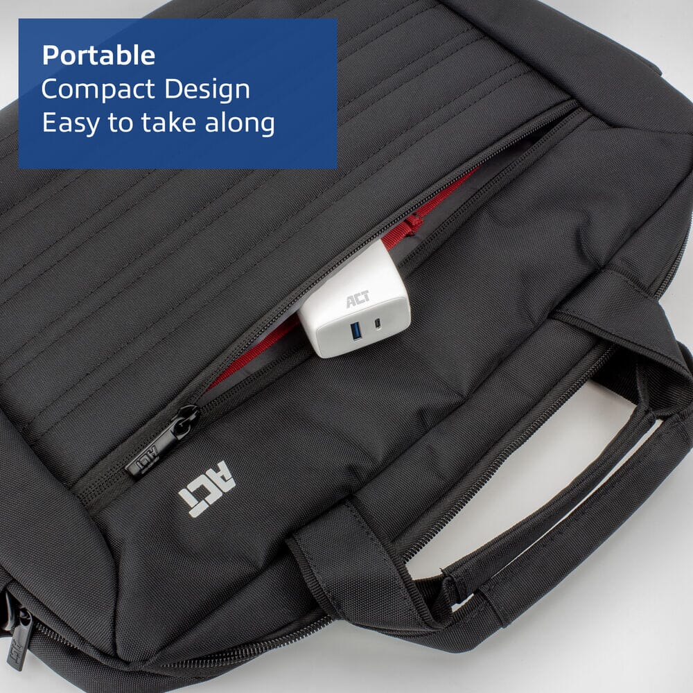 ACT Connectivity USB-C USB-A lader 20W met Levering PPS, Qu