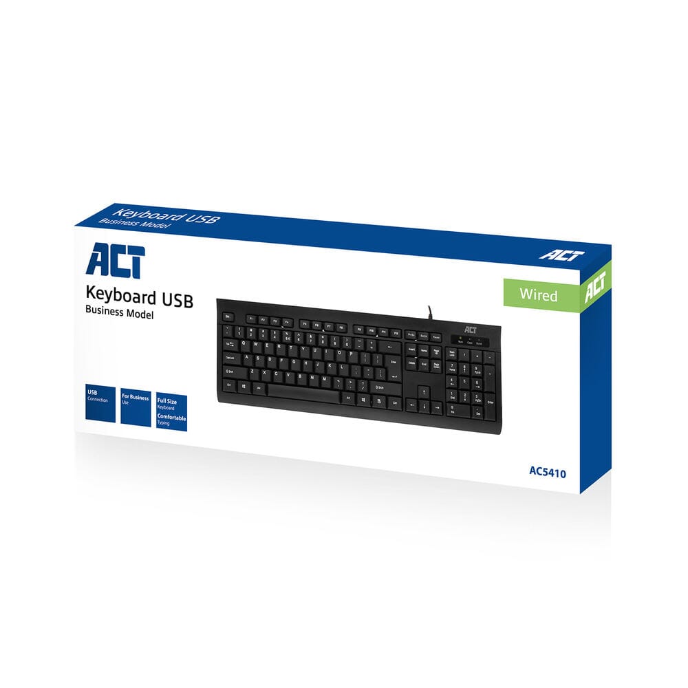 Act business toetsenbord usb (qwerty Amerikaanse layout)
