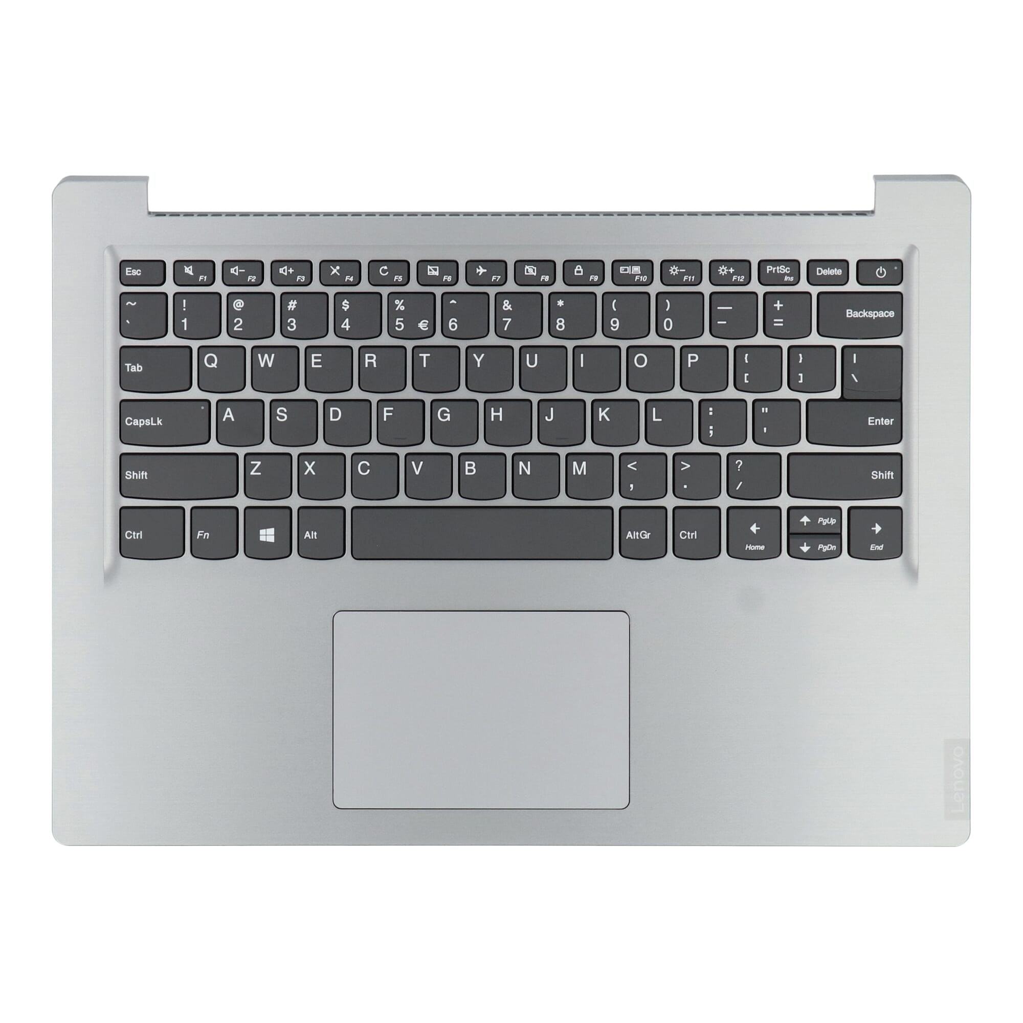Lenovo laptop toetsenbord qwerty us + bovenklep - zilver