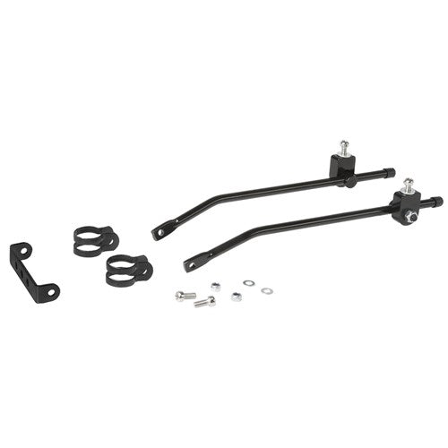 Massload bevestigingsset v alu drager zwart