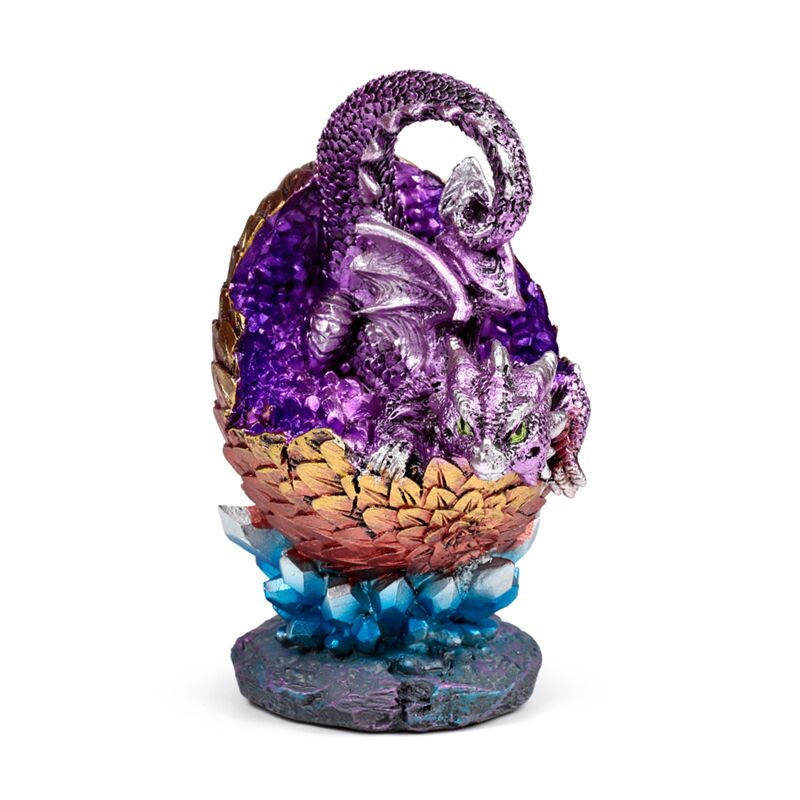 Elements baby draak verkregen kristal ei